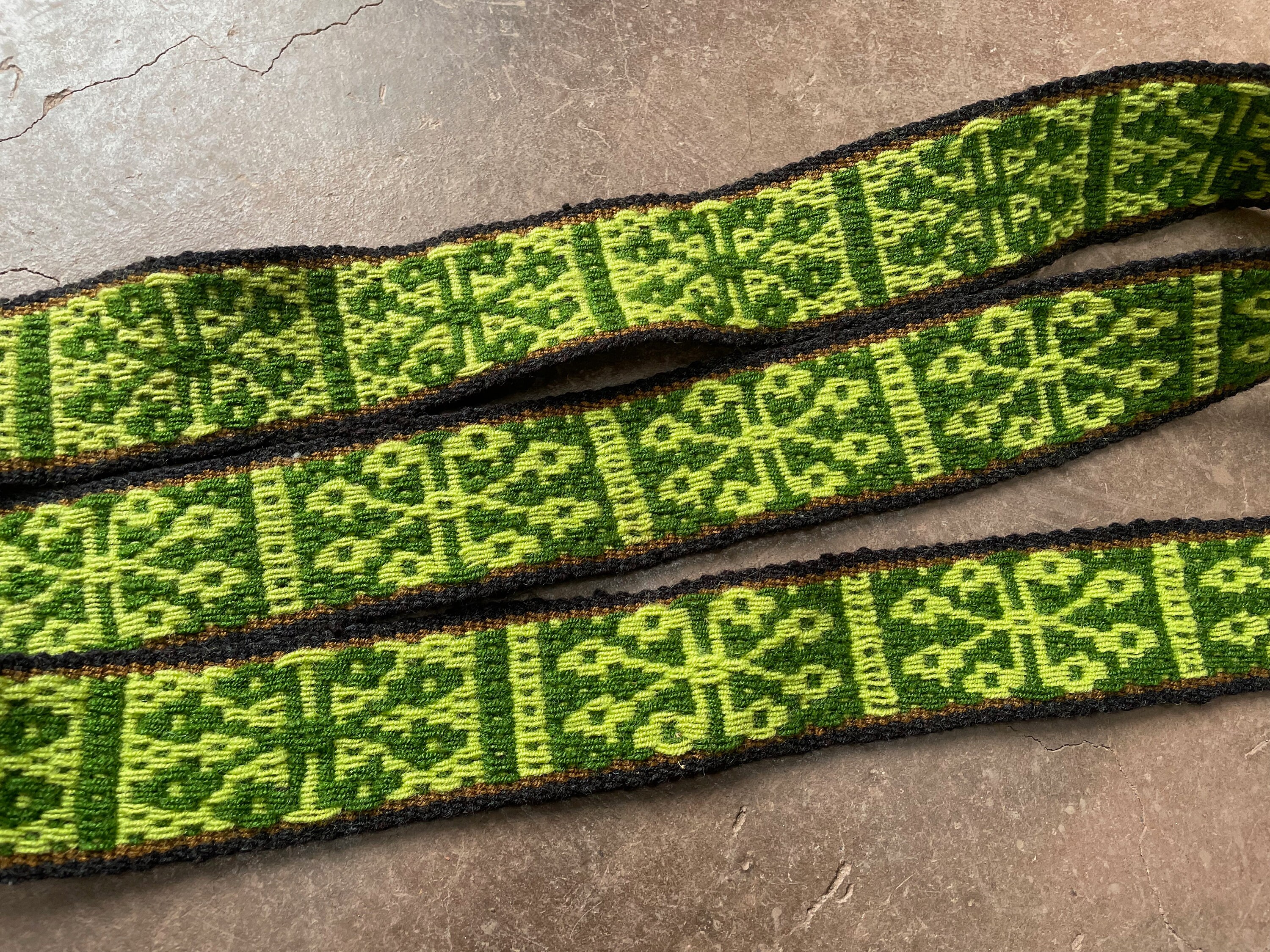 Alpaca Wool Yellow Belt