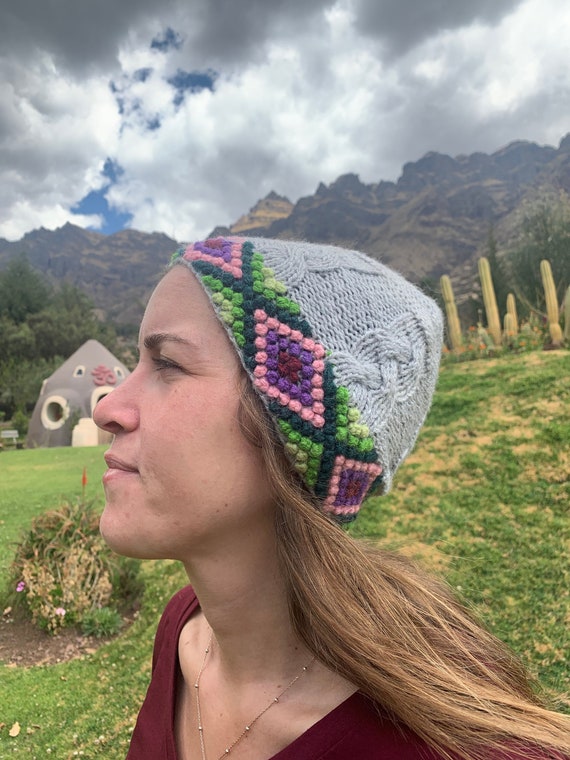 Alpaca Wool Handwoven Andean Beanie | Etsy