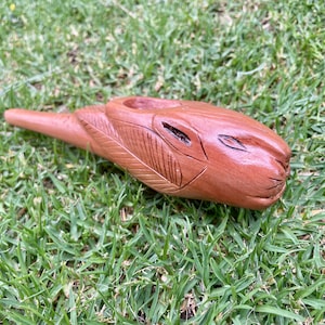 Jaguar Pipe made of wood