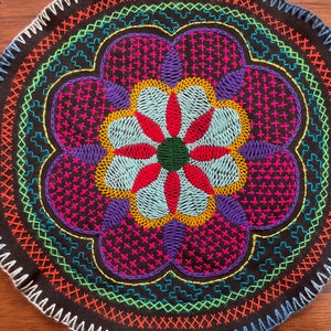 Naszywka Shipibo - średnica 22 cm