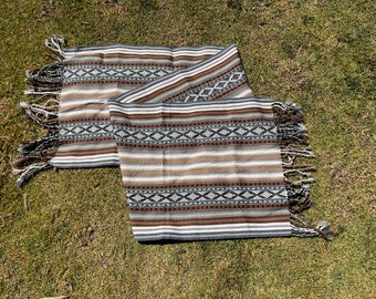 100% Alpaca Wool Handwoven Shawl