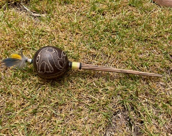 Peruvian Jungle Maracas with Snake