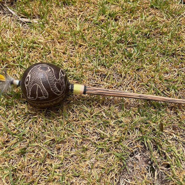 Peruvian Jungle Maracas with Snake