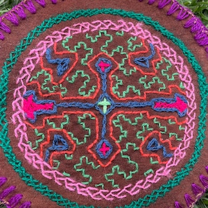 Shipibo Art Patch - Diameter 12 cm