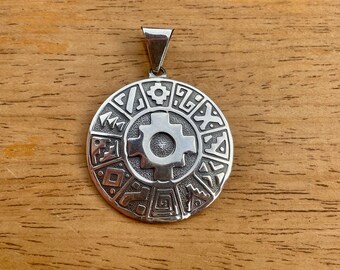 Silver Inka Symbols Pendant