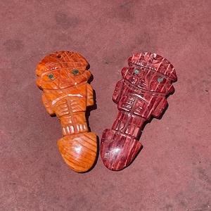 Tumi ( Healing God) Carved to Spondyllus Shell