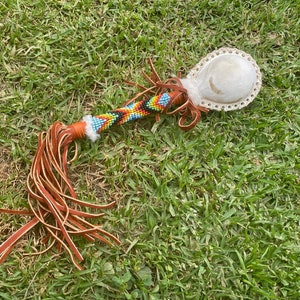 Maracas with Shipibo Beadings
