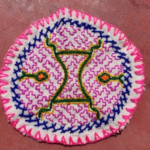 Shipibo Patch - diameter 9 cm