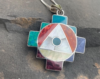 Chakana】インカクロス シルバー ラピスラズリ ハンドメイド Chakana