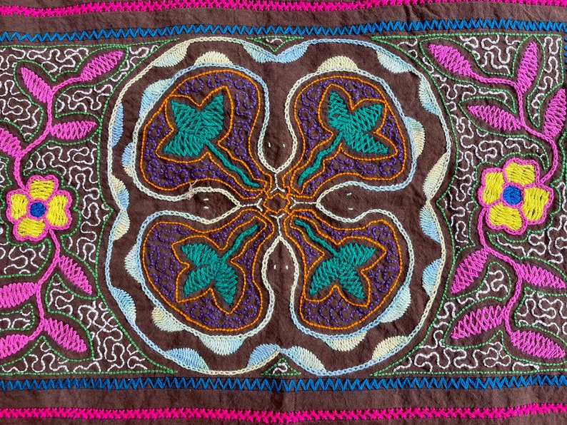 49x32 Shipibo Textile for Altar image 3