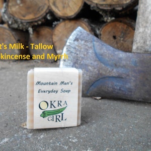 Mountain Man&#39;s Frankincense & Myrrh Goat&#39;s Milk Soap