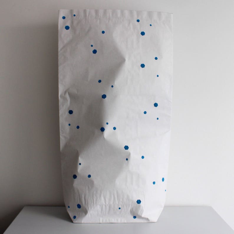 HEXAGON paper bag storage toys sack Toy Storage Basket Etsy