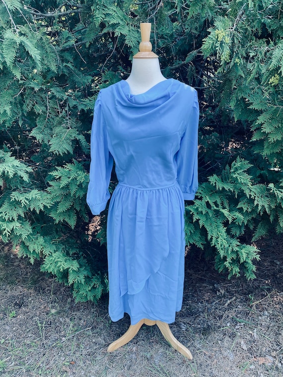 Vintage 1980s Periwinkle Dress: Jackie Kennedy Onassis, Audrey Hepburn, Elizabeth Taylor, Old Hollywood, Date Night, Leslie Fay - Etsy UK Vintage 1980s Periwinkle Dress: Jackie Kennedy Onassis, Audrey Hepburn, Elizabeth Taylor, Old Hollywood, Date Night, Leslie Fay - Etsy UK