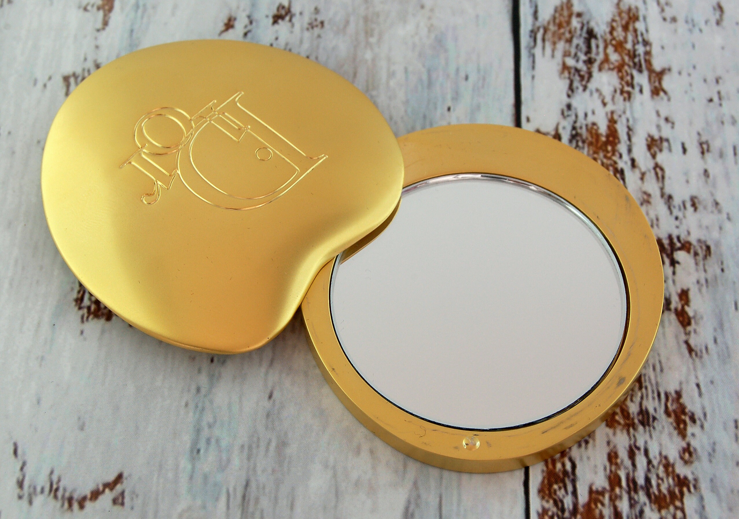 Christian Dior Compact Mirror Vintage French Etsy