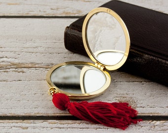 L’Oréal Cosmetics - Compact avec double miroir - Pocket Watch Design - vintage Français