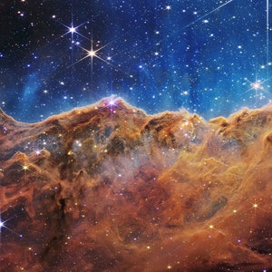 Cosmic Cliffs Digital Cross Stitch PDF Pattern Instant Download