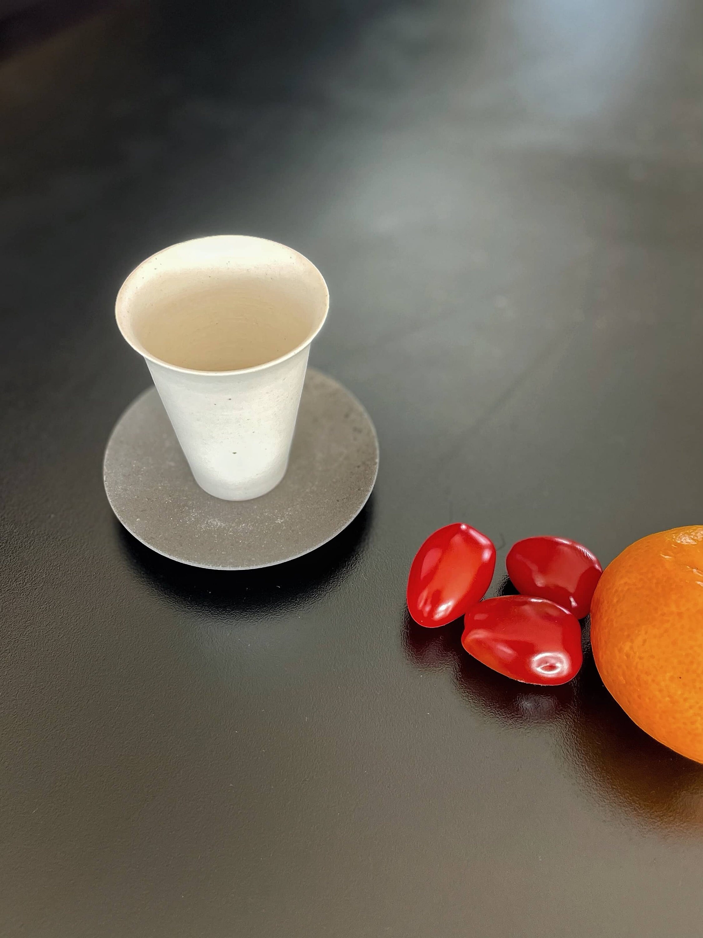 Handmade Korean Tea Cup and Saucer - Unglazed - Etsy