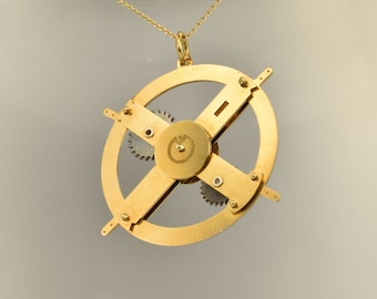 Antikythera, mechanism,Greek gifts,Greek souvenir,pendant,Gold Platted,Black Platted,man pendant,Made in Greece,Greek gift ideas,liappis