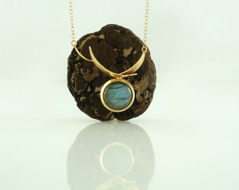 Labradorite,k14,greek jewelry,gemstone,Pendant,Gold,women,FREE SHIPPING,necklace,solid gold, Liappis