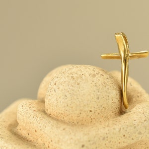 Tiny  Cross Necklace gold, gold 14 karat, necklace,,Mini Cross ,petite gold cross necklace,Minimal gold Cross,Liappis