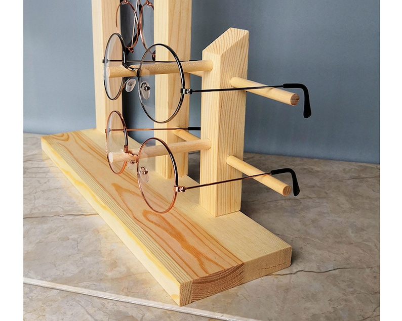 Wood Glasses Holder Sunglasses Display Sunglasses Organizer Etsy