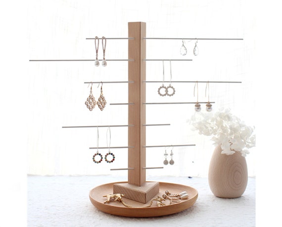 1 pc Acrylic Clear Earring Display Tree Stand