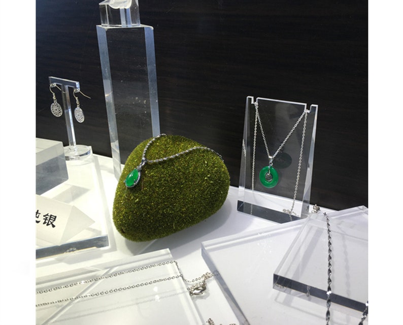 acrylic jewelry display jewelry packaging jewelry display necklace holder transparent necklace stand jewelry holder #646