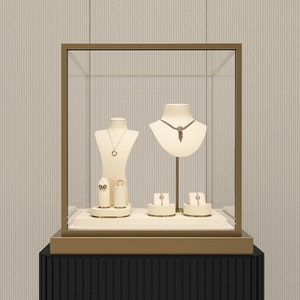 Espositore per busto di collana, porta orecchini, vassoio porta gioielli, espositore per bracciali, strumento per grandi magazzini #071