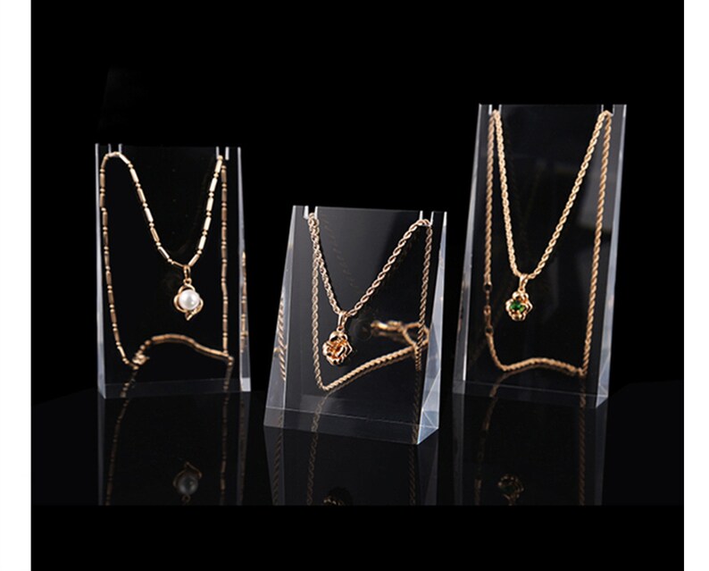 acrylic jewelry display jewelry packaging jewelry display necklace holder transparent necklace stand jewelry holder #646