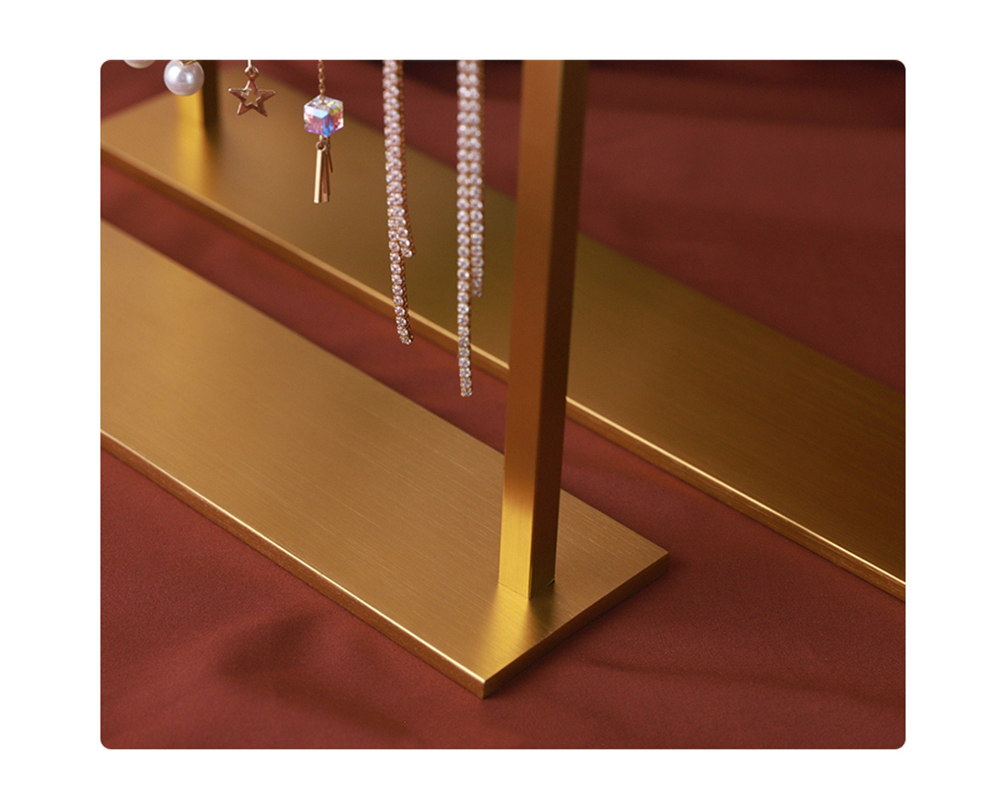 Metal Earring Stand Stud Earring Storage Jewelry Display Etsy