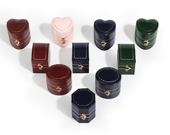 Mini Vintage Ring Box: Proposal Ring Case #434