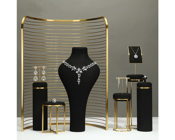 Black jewelry stand sale