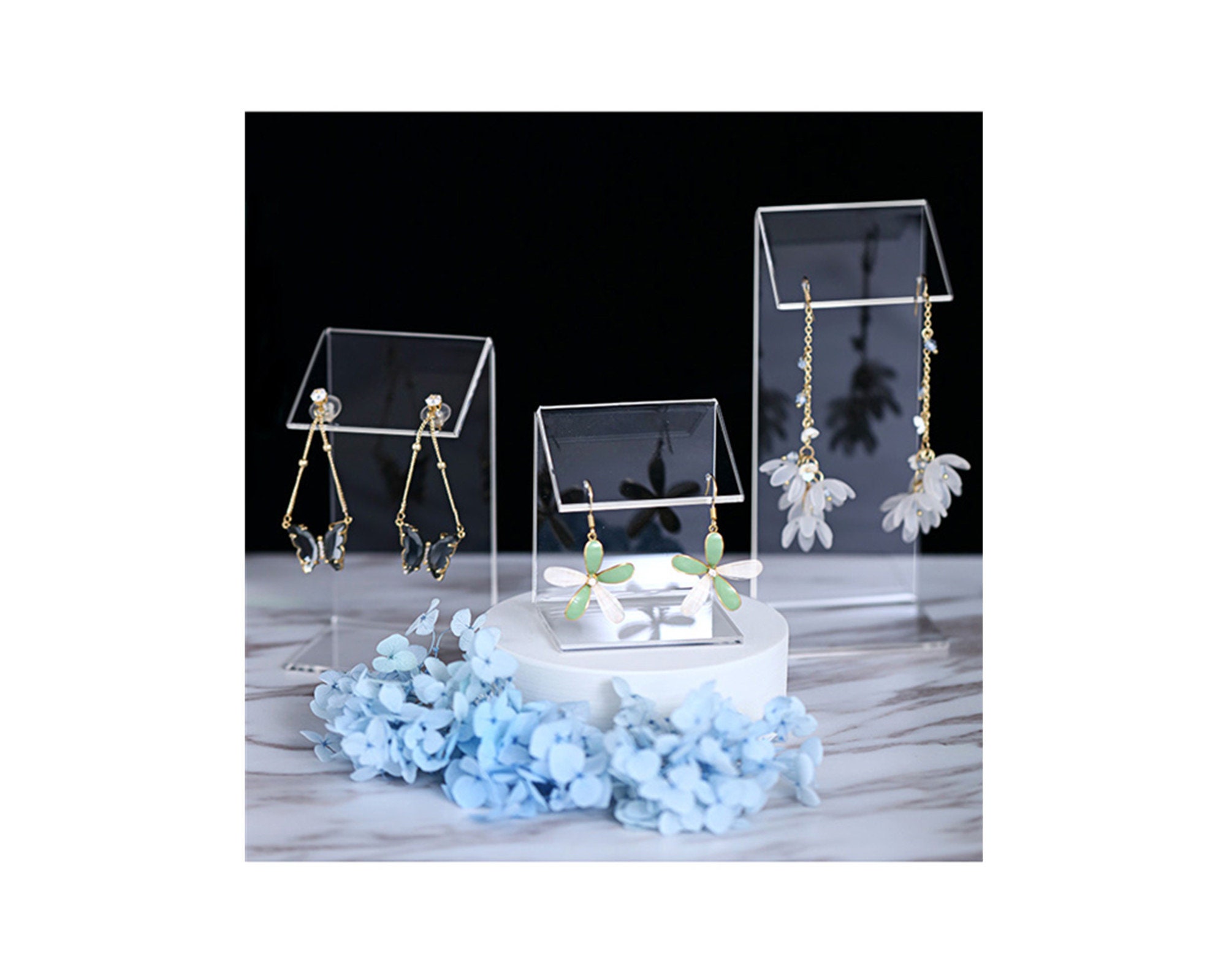 Clear Earring Holder Stand Acrylic Earring Display Earring Etsy