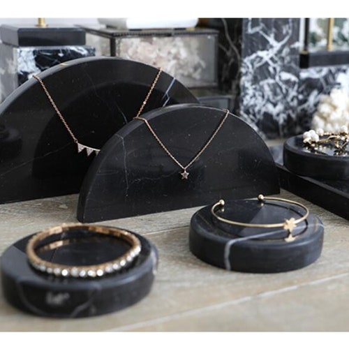 Marble Jewelry Display Jewelry Display Set Jewelry Display Etsy