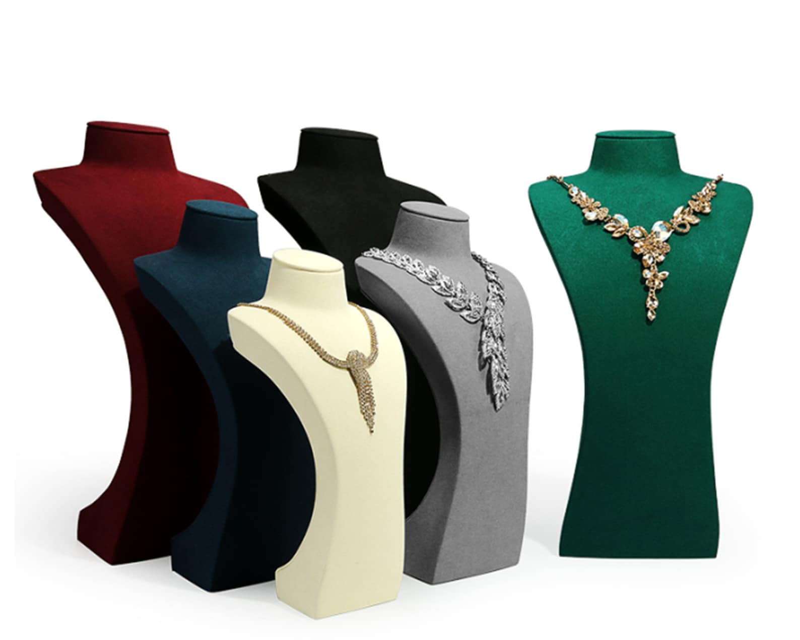 6 Colors Necklace Holder Neck Form Display Jewelry Holder Etsy