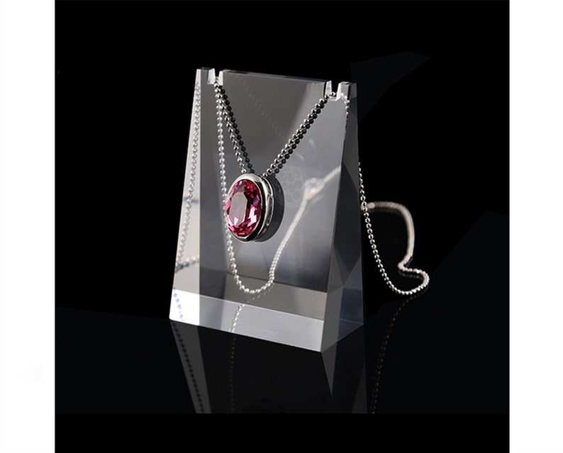 acrylic jewelry display jewelry packaging jewelry display necklace holder transparent necklace stand jewelry holder #646
