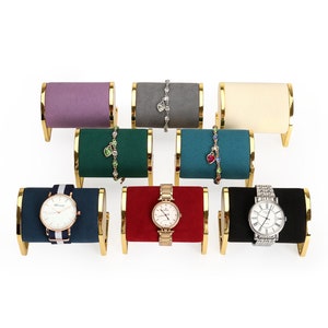 Microfiber Bracelet Holder, Round Jewelry Display, Watches Stand, Jewelry Holder for Trade Fair #325