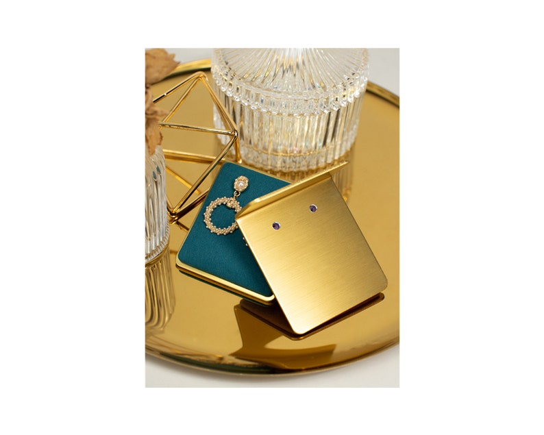 Vintage Earring Holder Metal Earring Display Stud Earring Etsy