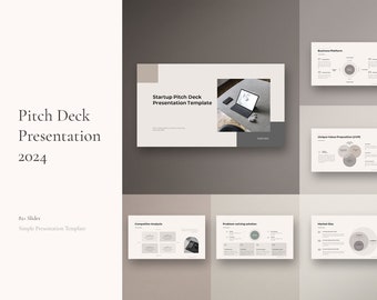 Startup Pitch Deck Presentation Template | Secure Investment Funding