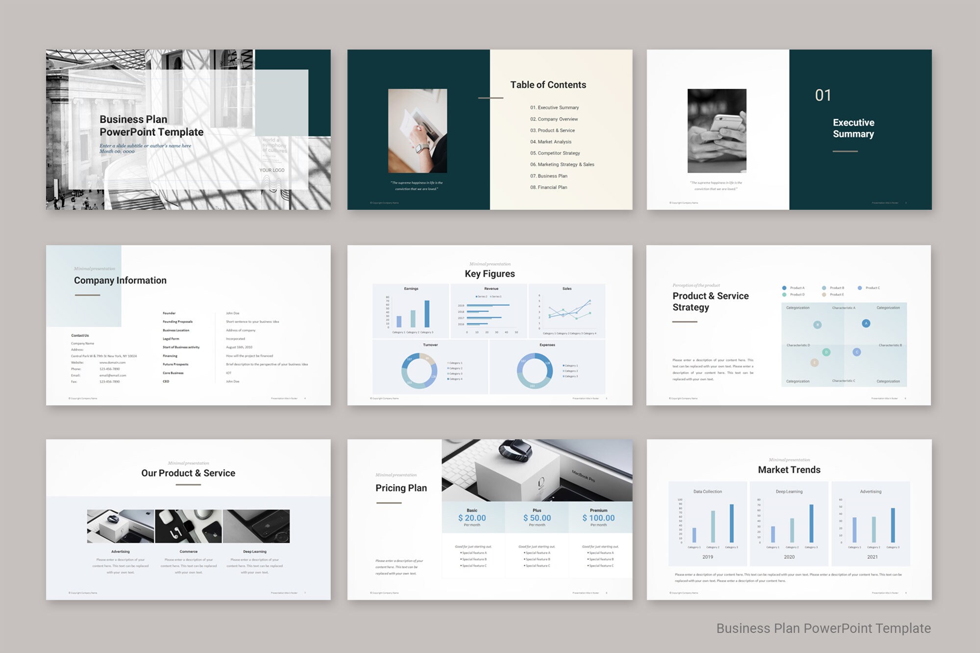 ビジネス プランの PowerPoint テンプレート - Etsy 日本