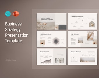 Business Strategy Presentation Template