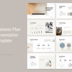 PowerPoint-presentatiesjabloon ondernemingsplan
