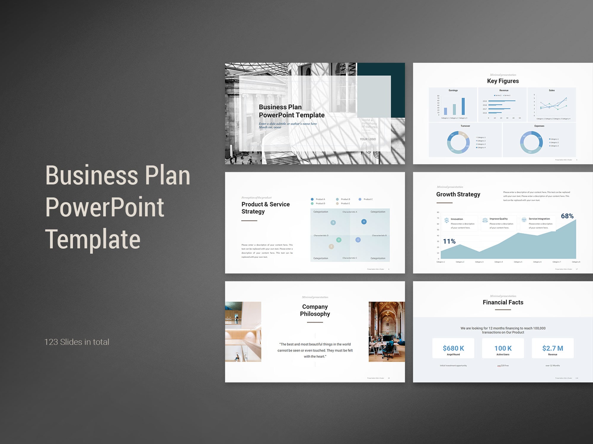 ビジネス プランの PowerPoint テンプレート - Etsy 日本