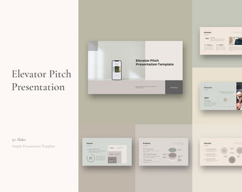 Elevator Pitch Presentation Template | Quick & Impactful