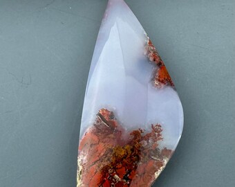 Moss Agate Cabochon - for jewelry making or collection