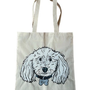 Custom Hand Painted Pet Tote bags