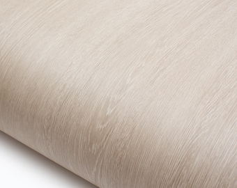 ROSEROSA Faux Oak Wood Architectural Film KW317 - Peel and Stick Wood Grain Vinyl Wrap for Door Wrapping & Commercial Interior