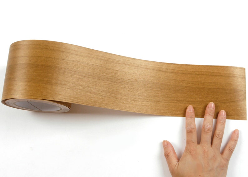 Peel & Stick Border Sticker Walnut Wood Pattern SelfAdhesive Etsy