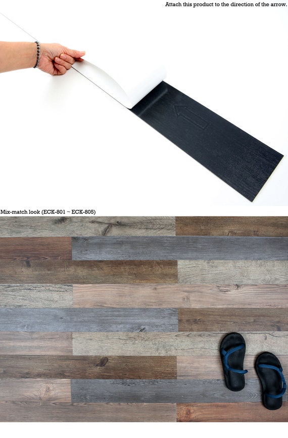 Peel And Stick Floor Planks Vinyl Tiles Wood Pattern Vinyl Etsy