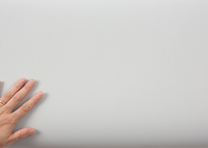 ROSEROSA Peel and Stick PVC Solid Decorative Instant Self-Adhesive Covering Countertop Backsplash Gray SL585 2.00 feet X 6.56 feet